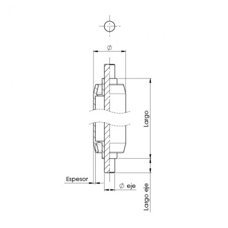 ROD-50x900x12 AC Rodillos de acero